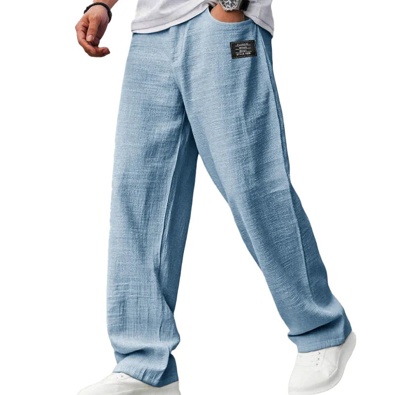 HENDERSON™ | Straight Wide-Leg Trousers