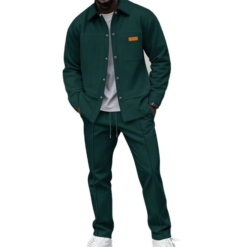 HENDERSON™ | Waffle-Knit Jacket and Pants Set
