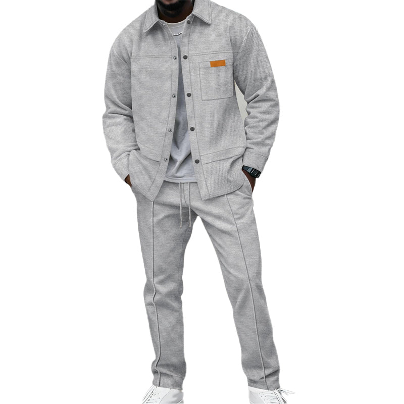 HENDERSON™ | Waffle-Knit Jacket and Pants Set