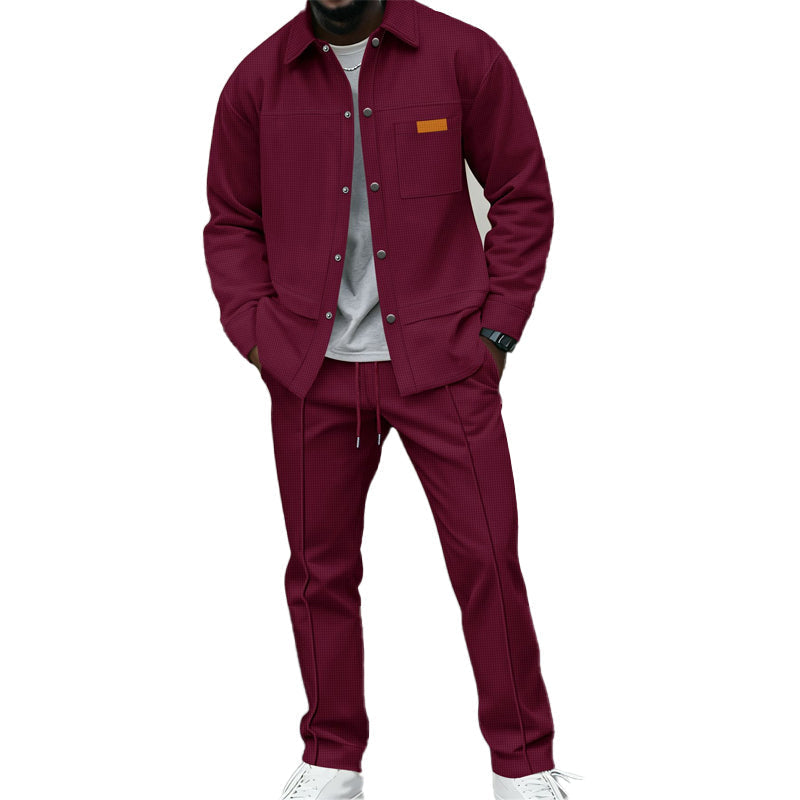 HENDERSON™ | Waffle-Knit Jacket and Pants Set