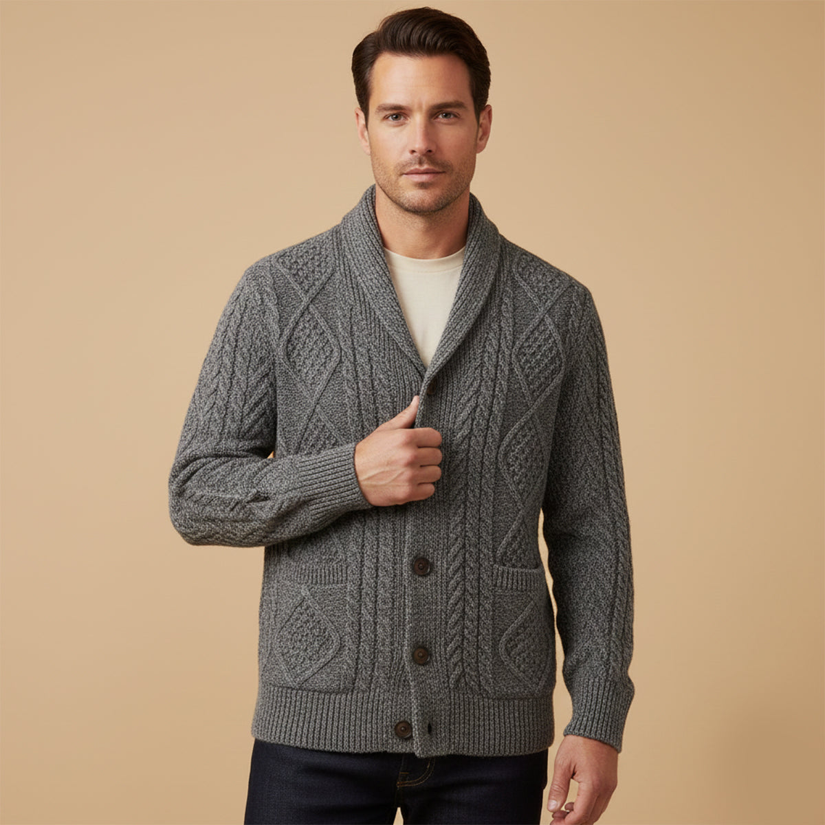 HENDERSON™ | Button-Front Cardigan