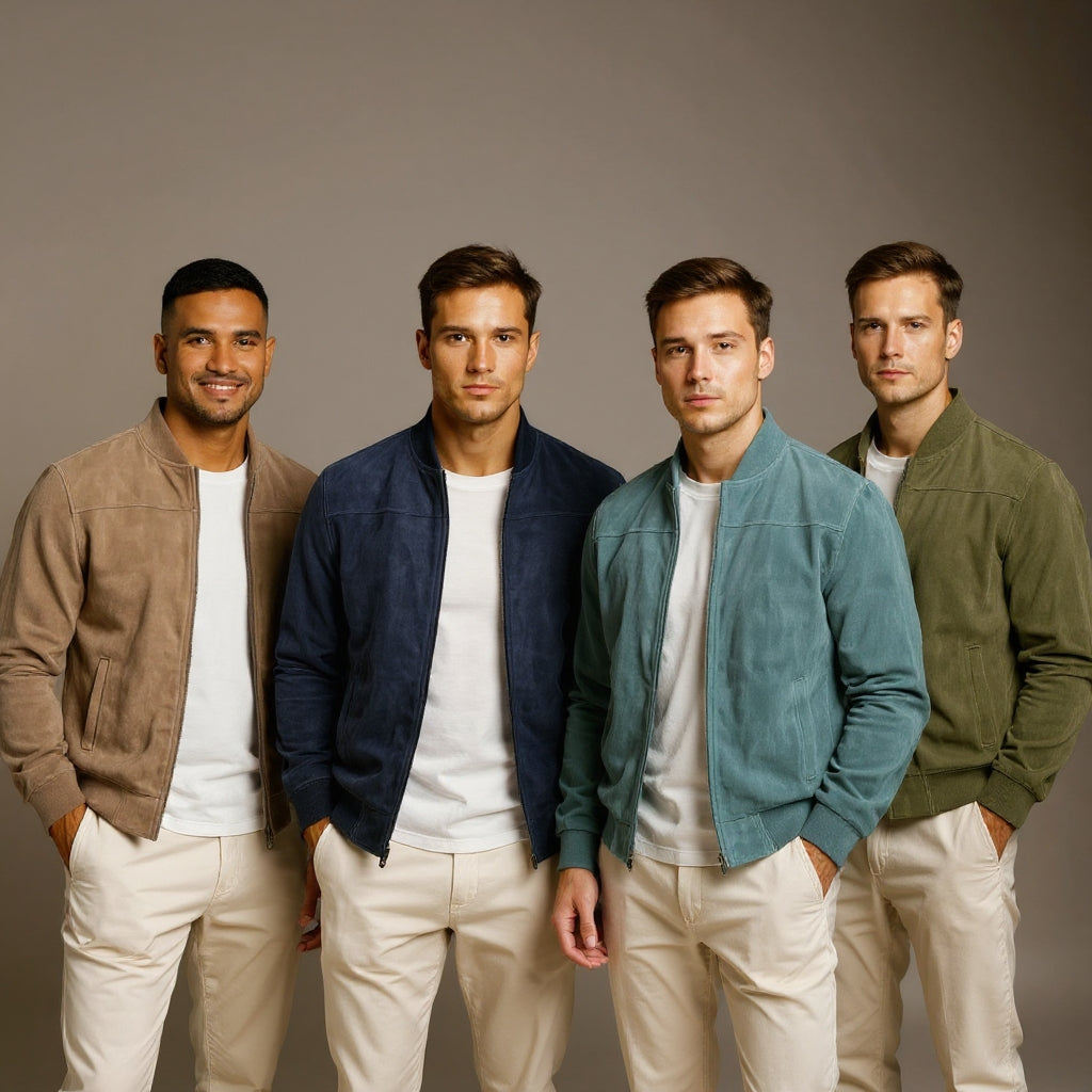 HENDERSON™ | Suede Bomber Jacket