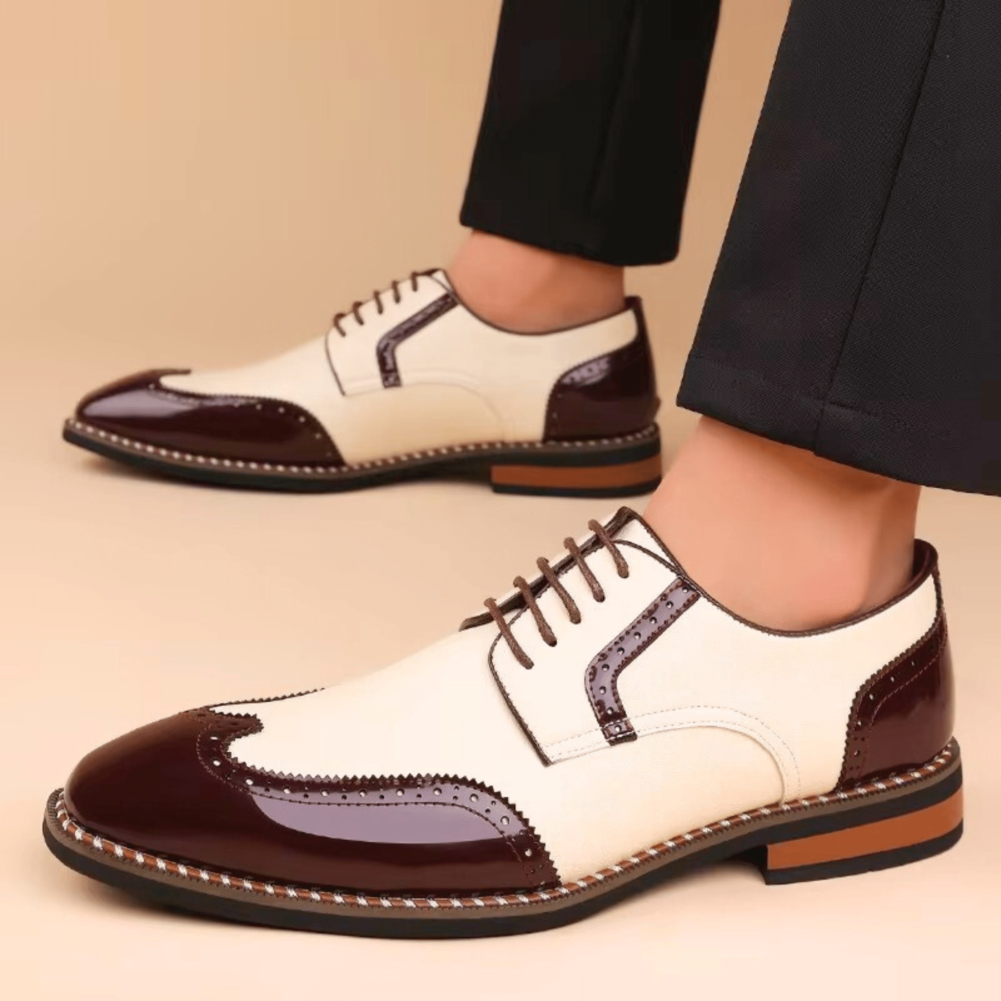 HENDERSON™ | Two-Tone Leather Oxford