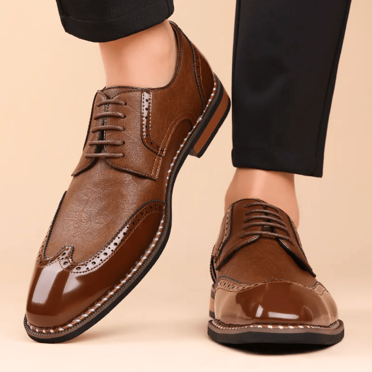 HENDERSON™ | Two-Tone Leather Oxford