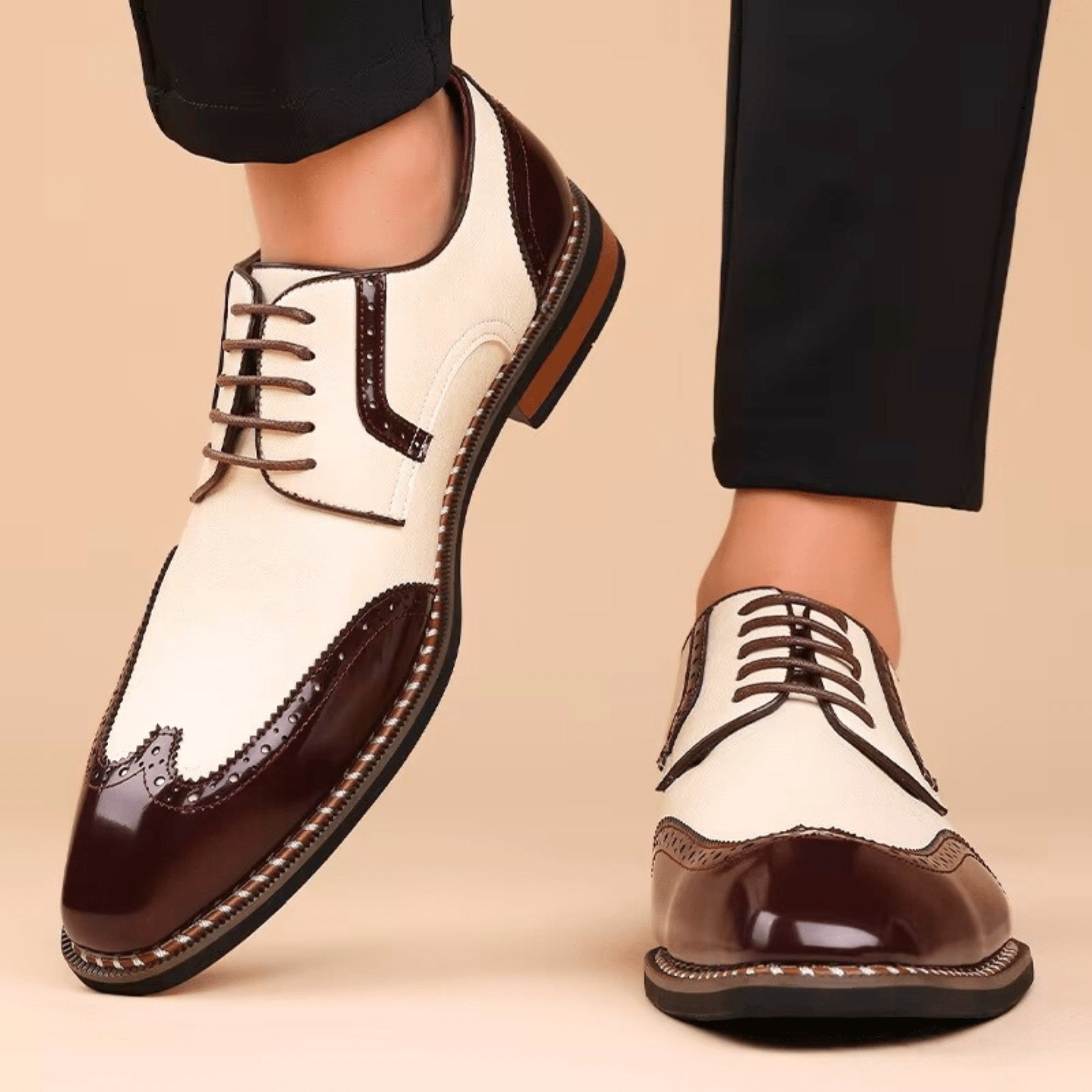 HENDERSON™ | Two-Tone Leather Oxford
