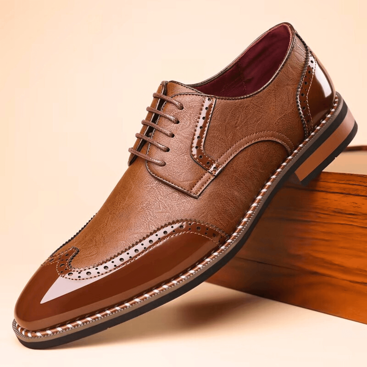 HENDERSON™ | Two-Tone Leather Oxford