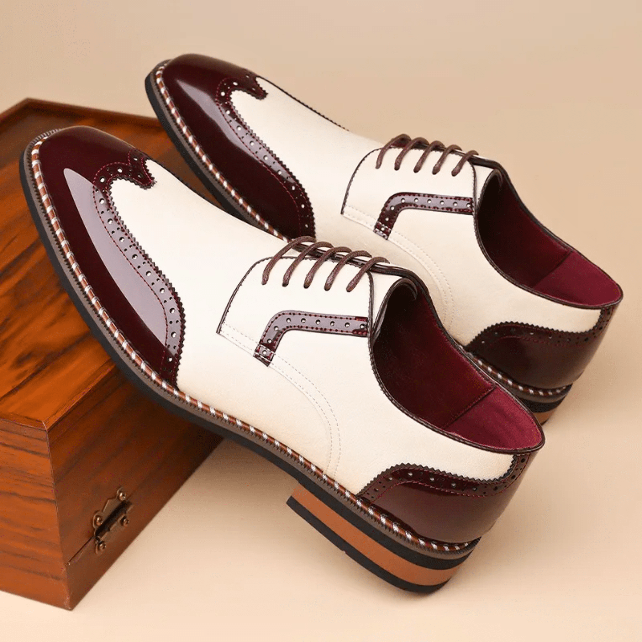 HENDERSON™ | Two-Tone Leather Oxford