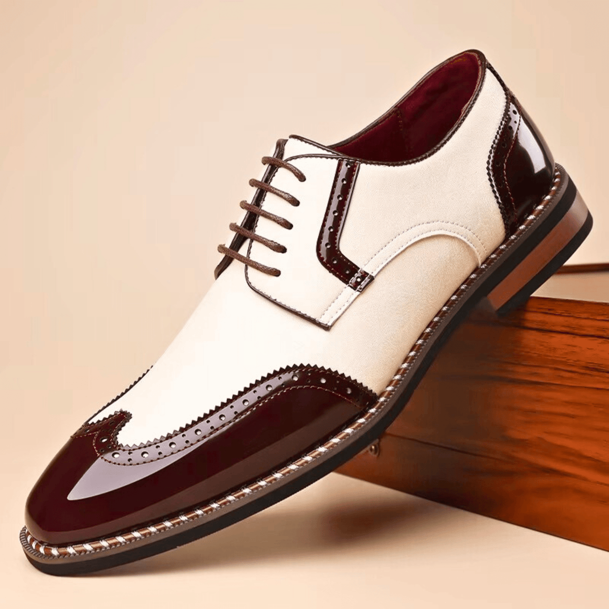 HENDERSON™ | Two-Tone Leather Oxford